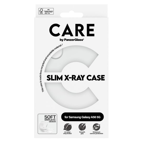 CARE by PanzerGlass Coque Fashion XR Samsung Galaxy A56 - Transparent