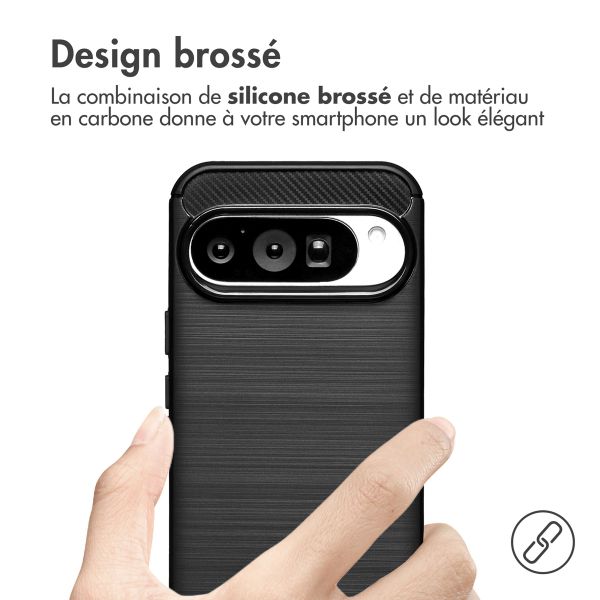 imoshion Coque Brushed Google Pixel 10 Pro - Noir