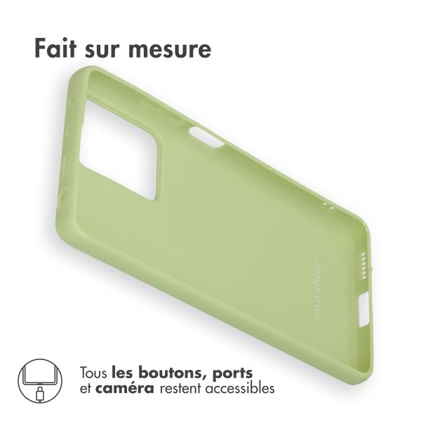 imoshion Coque Couleur Xiaomi Redmi Note 12 Pro Plus - Olive Green