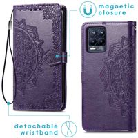 imoshion Etui de téléphone portefeuille Mandala Realme 8 (Pro) - Violet