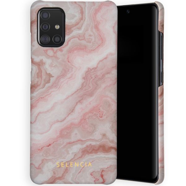 Selencia Coque Maya Fashion Samsung Galaxy A71 - Marble Rose