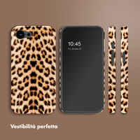 Selencia Coque arrière Vivid avec MagSafe Apple iPhone 17e / 16e - Wild Leo