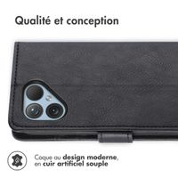 imoshion Étui de téléphone portefeuille Luxe Fairphone 5 - Noir