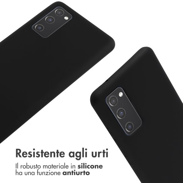 imoshion Coque en silicone avec cordon Samsung Galaxy S20 FE - Noir