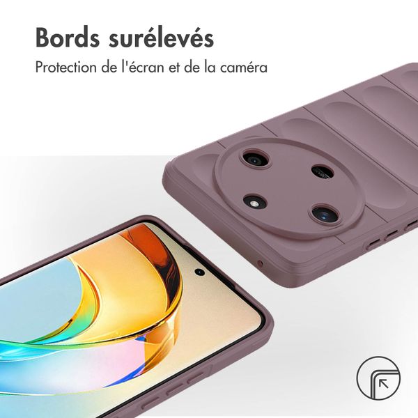 imoshion Coque arrière EasyGrip Honor Magic 6 Lite - Violet