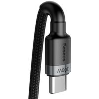 Baseus Cafule Series câble de charge rapide USB-C vers USB-C - 100 Watt - 2 mètres - Noir