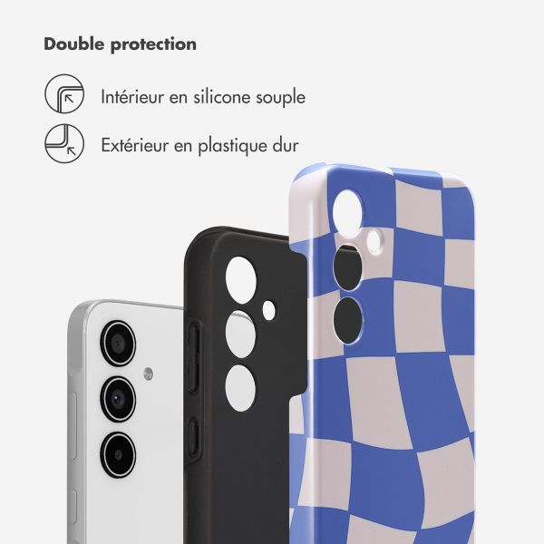 Selencia Coque arrière Vivid Samsung Galaxy A35 - Groovy Sapphire Blue