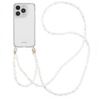 imoshion Coque avec dragonne + bracelet Apple iPhone 14 Pro - Perles Cœurs