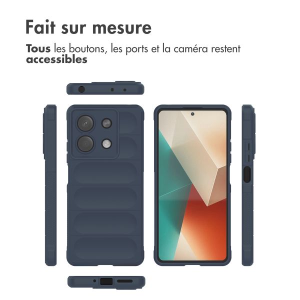 imoshion Coque arrière EasyGrip Xiaomi Redmi Note 13 (5G) - Bleu foncé