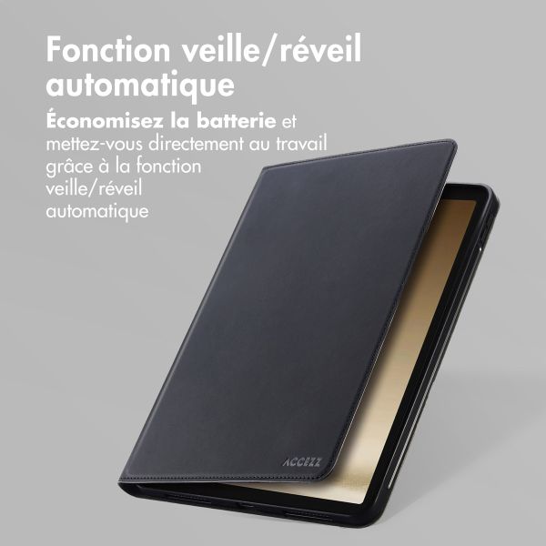 Accezz Coque tablette Classic Samsung Galaxy Tab A9 8.7 pouces - Noir