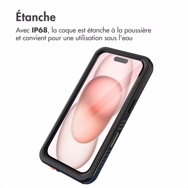 imoshion Étui étanche 360 Apple iPhone 16 - Noir