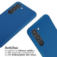 imoshion ﻿Coque en silicone avec cordon Samsung Galaxy S23 - Bleu