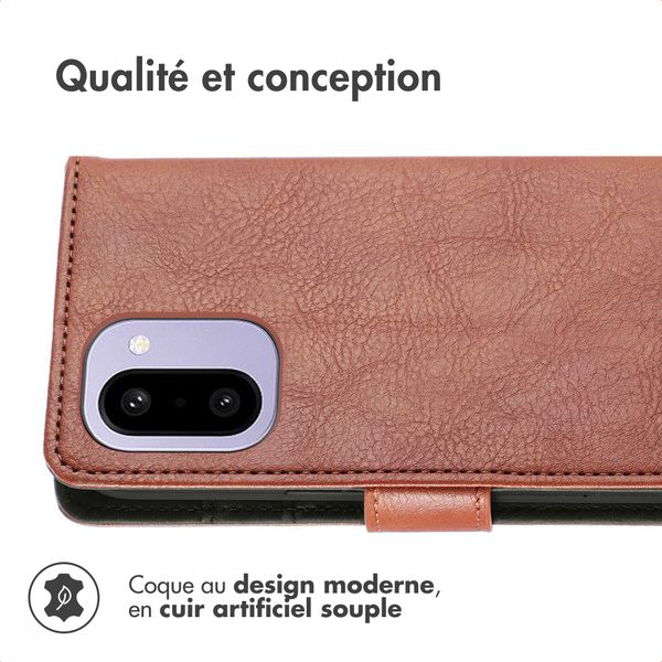 imoshion Étui de télephone portefeuille OnePlus 15R - Marron