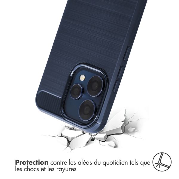 imoshion Coque Brushed Oppo Reno15 F (5G) - Bleu foncé