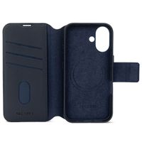 Decoded Portefeuille détachable 2 en 1 en cuir MagSafe Apple iPhone 16 - Navy