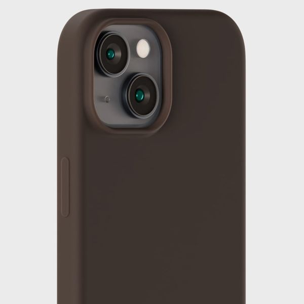Holdit Coque Silicone Apple iPhone 15 - Chocolate