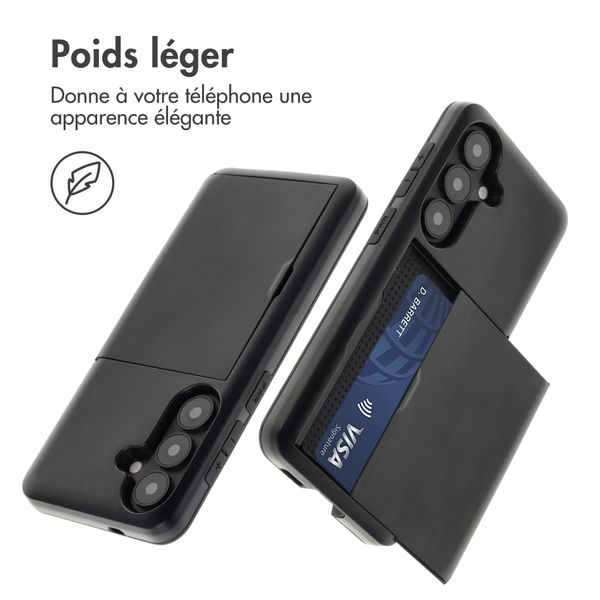 imoshion Coque arrière avec porte-cartes Samsung Galaxy S26 Plus - Noir