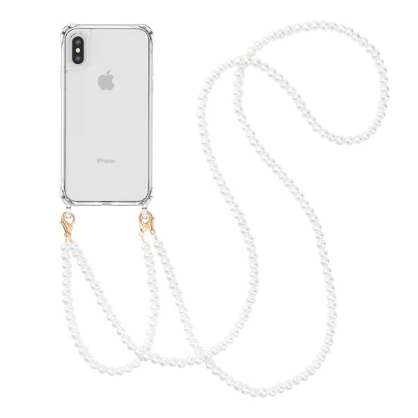 imoshion Coque avec cordons de téléphone Apple iPhone X / Xs - Perles
