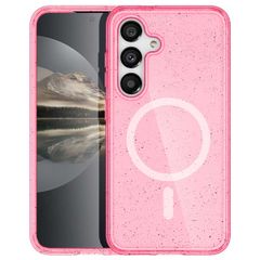 imoshion Coque Pailletée avec MagSafe Samsung Galaxy S25 - Paillettes Rose