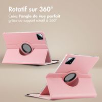 imoshion Coque tablette rotatif à 360° Xiaomi Pad 6S Pro 12.4 - Rose