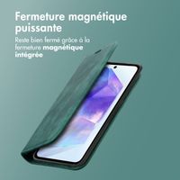 imoshion Étui de téléphone portefeuille Slim Samsung Galaxy A55 - Vert