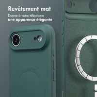 imoshion Coque Couleur avec MagSafe Apple iPhone Air - Vert foncé