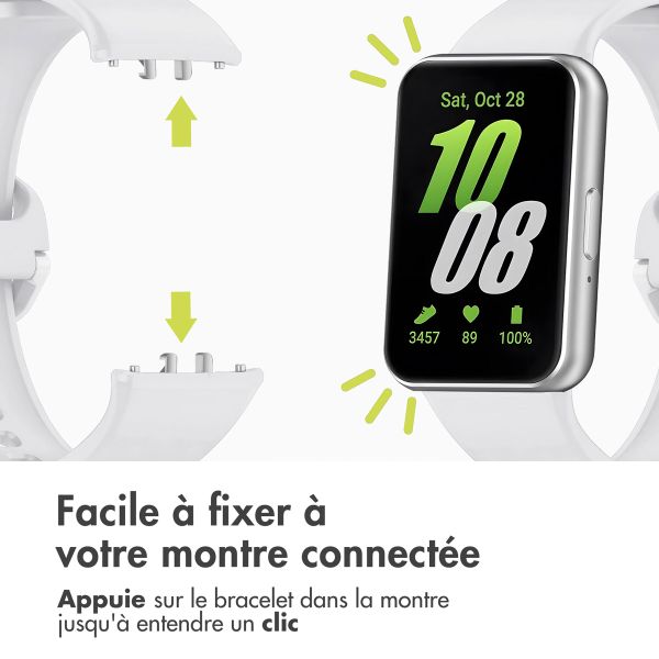 imoshion Bracelet silicone Samsung Galaxy Fit 3 - Blanc