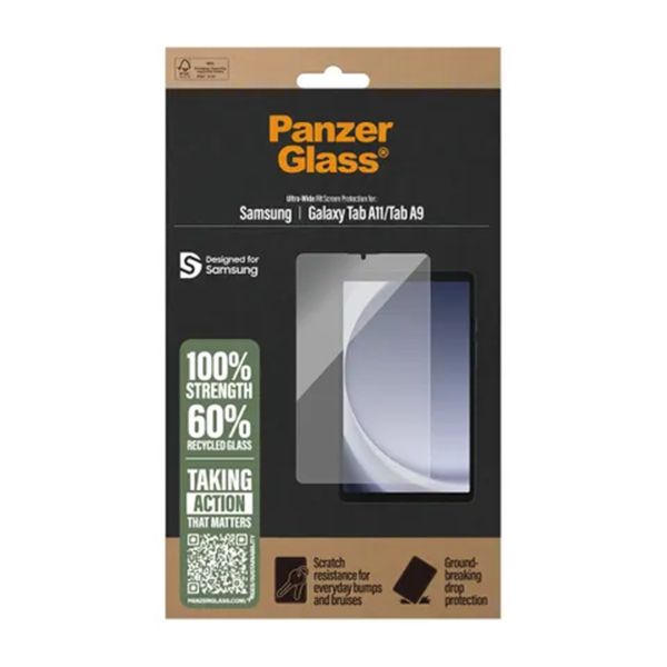 PanzerGlass Ultra Wide Fit Protection d'écran Samsung Galaxy Tab A11 / A9 8.7 pouces