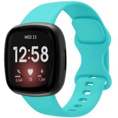 imoshion Bracelet en silicone le Fitbit Versa 4 / 3 / Sense (2) - Turquoise