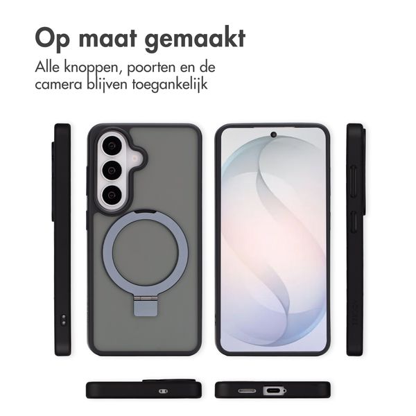 Accezz Coque Ring Stand avec MagSafe Samsung Galaxy S26 - Noir