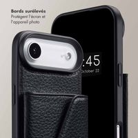 Selencia Coque de télephone Sera avec cordon et porte-cartes enveloppe Apple iPhone Air - Noir