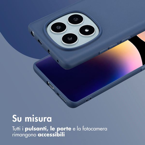 imoshion Coque Couleur Xiaomi Redmi Note 14 Pro (4G) - Bleu foncé