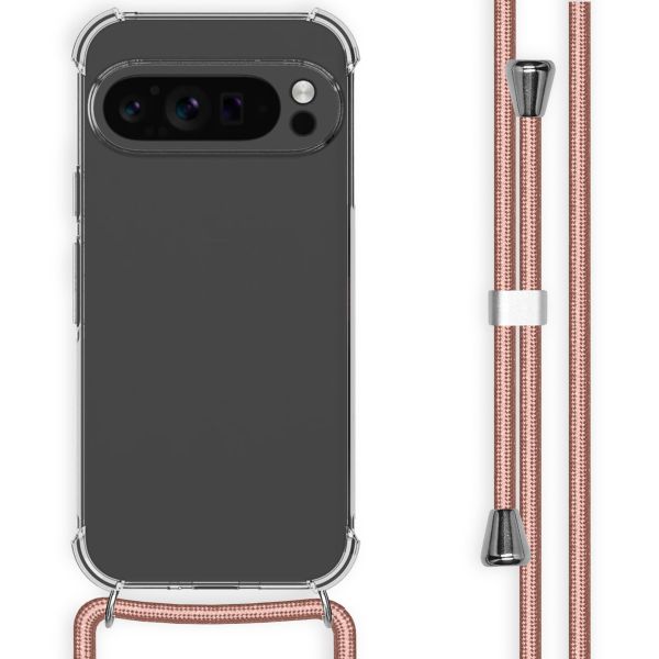 imoshion Coque avec cordon Google Pixel 9 Pro XL - Rose Dorée