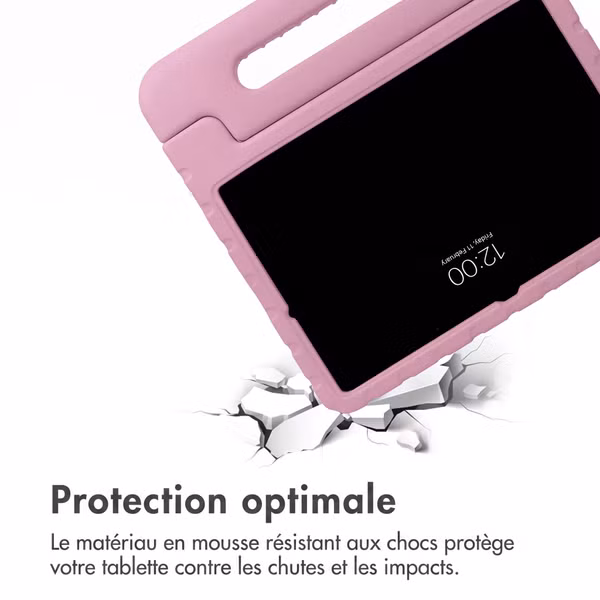 imoshion Coque arrière Kidsproof Design avec poignée Samsung Galaxy Tab A11 Plus / A9 Plus - Cœurs
