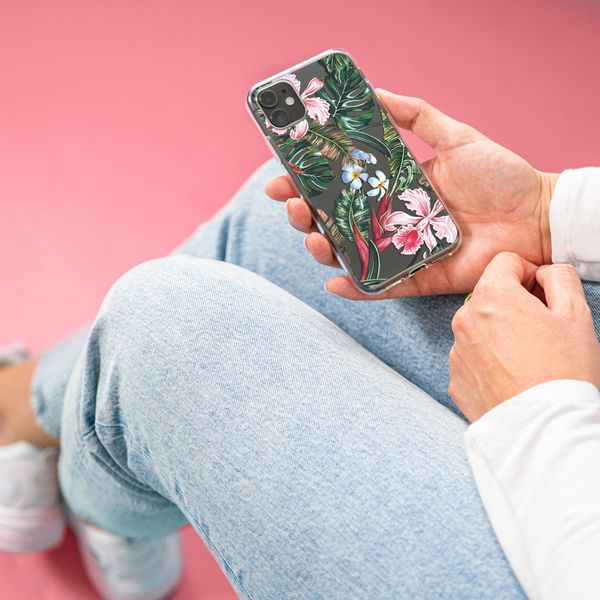 imoshion Coque Design Huawei P30 Lite - Jungle - Vert / Rose