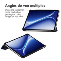 imoshion Coque tablette Trifold OnePlus Pad Go 2 - Bleu foncé