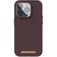 Njorð Collections Coque en cuir véritable iPhone 14 Pro - Brown