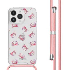 imoshion Coque Design avec cordon iPhone 14 Pro - Crab Watercolor