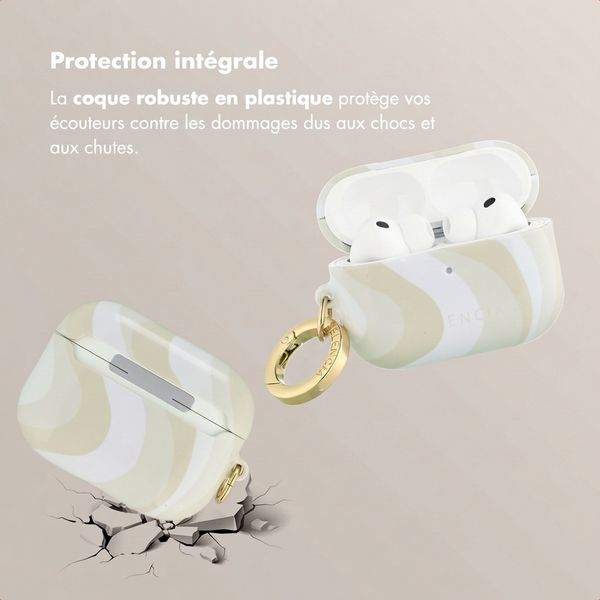 Selencia Coque Vivid  Apple Airpods Pro 3 - Desert Waves Beige