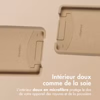 imoshion Coque arrière Color avec cordon amovible et MagSafe Samsung Galaxy S25 Ultra - Beige