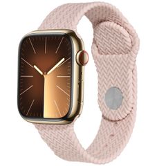 imoshion Bracelet tressé en silicone Apple Watch Series 1 t/m 9 / SE (38/40/41 mm) | Series 10 / 11 (42 mm) - Rose