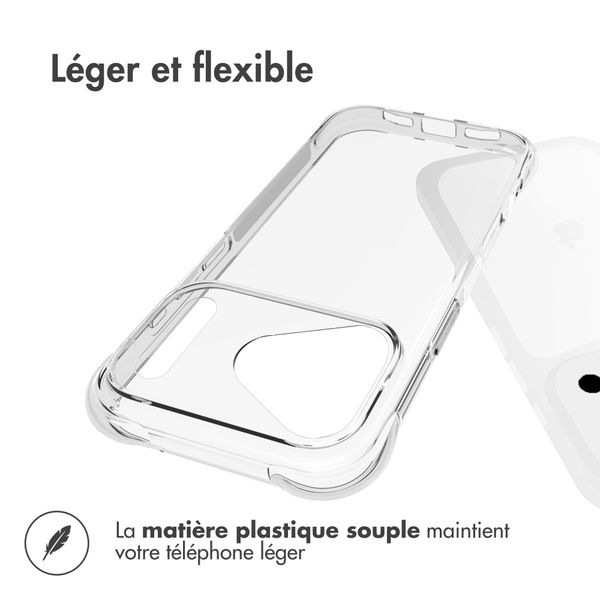 imoshion Shockproof Case Apple iPhone 17 Pro - Transparent