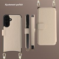 Selencia Étui Riva avec MagSafe et cordon de téléphone Samsung Galaxy A37 (5G) - Beige