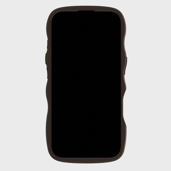 Holdit Coque Wavy Apple iPhone 15 Pro - Chocolate
