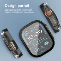 imoshion Coque rigide à couverture complète Apple Watch Ultra / Ultra 2 / Ultra 3 - 49 mm - Noir