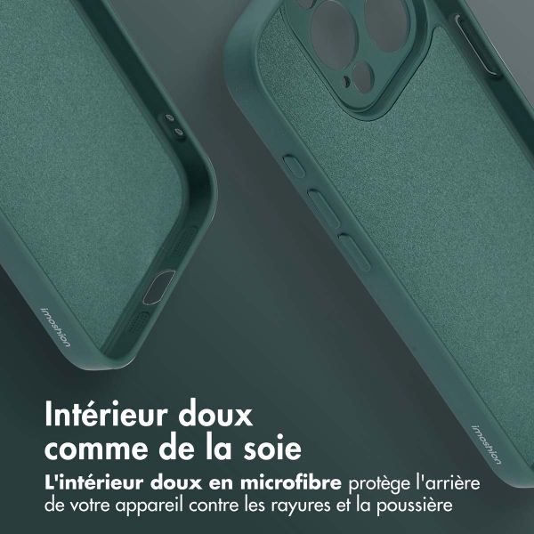 imoshion Coque Couleur avec MagSafe Apple iPhone 15 Pro - Vert foncé