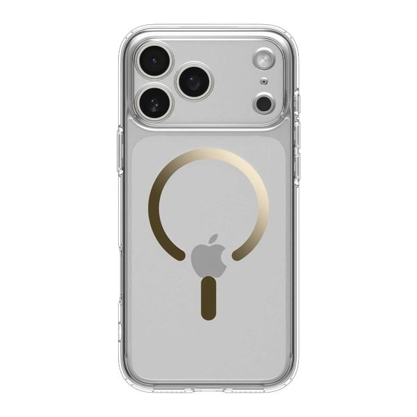 Spigen Coque Ultra Hybrid MagSafe Apple iPhone 17 Pro - Clear Gold