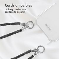 imoshion Set de cordons pour téléphone avec paillettes – Noir