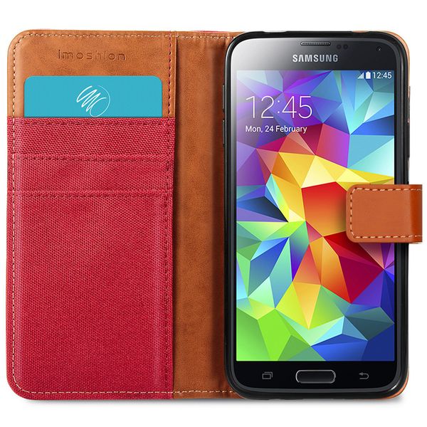 imoshion Étui de téléphone Canvas Luxe Galaxy S5 (Plus) / Neo