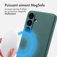 imoshion Coque Couleur avec MagSafe Samsung Galaxy S25 Plus - Vert foncé